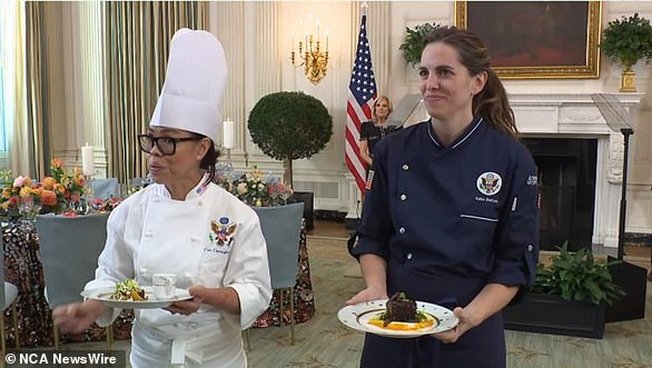 Chef Katie Button reveals what Albanese and Joe Biden will eat at the state dinner.