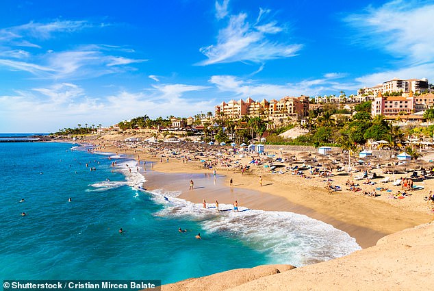 The child, believed to be from Ireland, was playing with other children at the hotel in the popular resort of Costa Adeje when he was allegedly targeted (file image)