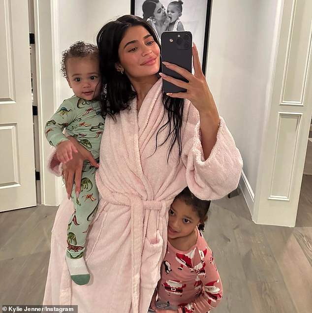 In her footsteps!  Kylie Jenner also changed her baby son's name from Wolf to Air