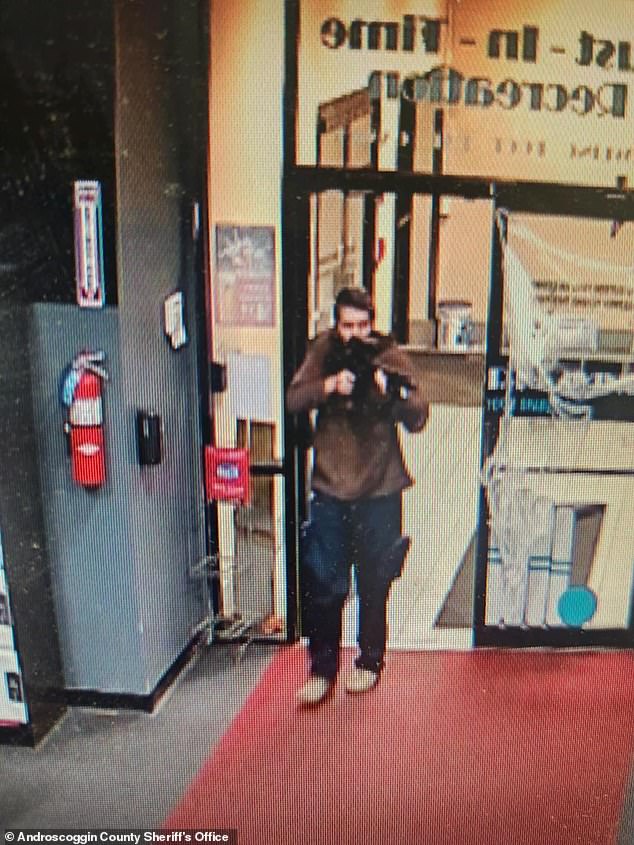 Police in Lewiston are looking for this man pictured at the Sparetime Recreation Center.  The first call came in for Sparetime at 7:15 p.m