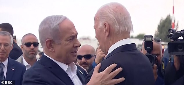 President Joe Biden will be greeted by Prime Minister Benjamin Netanyahu upon his arrival on Israeli soil on Wednesday morning.  He finds himself at the heart of a growing storm