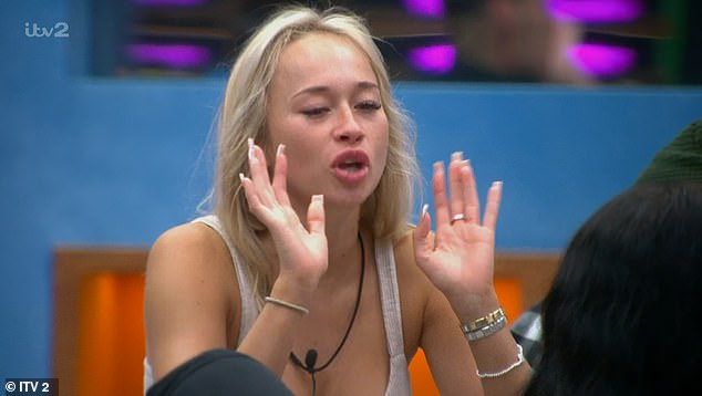 Furious: Big Brother fans went wild over 'mean' and 'hooked Olivia' after she called Yingrun 'boring' during Tuesday night's episode