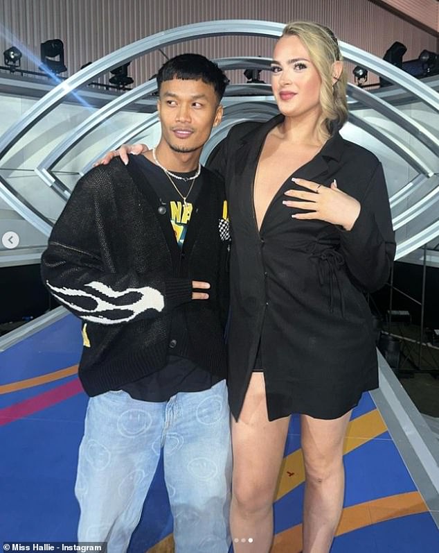 Career change: the youth worker has confessed that her dream is to become a model for a major lingerie brand, like Ann Summers (pictured with housemate Zak)