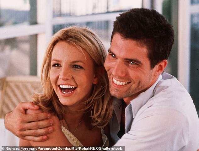 Britney Spears, pictured with her Crossroads co-star Anson Mount, became obsessed with her character Lucy Wagner while filming the 2002 movie