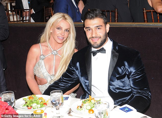 Tough time: According to court documents, the first traffic violation occurred on September 10, 2023, just a month after her estranged husband Sam Asghari, 29, filed for divorce;  they can be seen in 2018