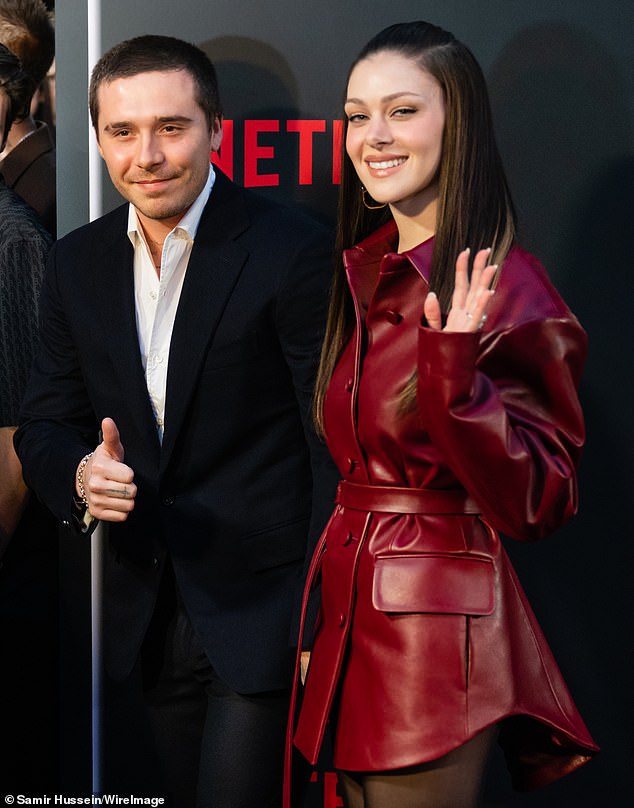 Inspired: The aspiring chef and actress supported David and Victoria at the BECKHAM documentary premiere earlier this week