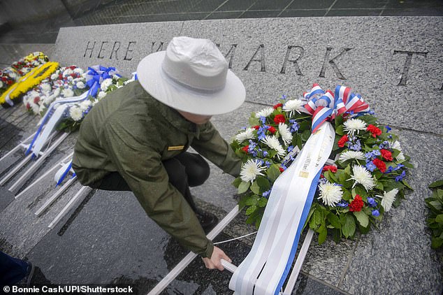 Bud Light has announced a $3 million scholarship project for families of fallen or disabled first responders in America – possibly as part of an effort to distance itself from the culture wars following the Dylan Mulvaney fiasco.  (Photo from Veterans Day 2022 in Washington, DC)