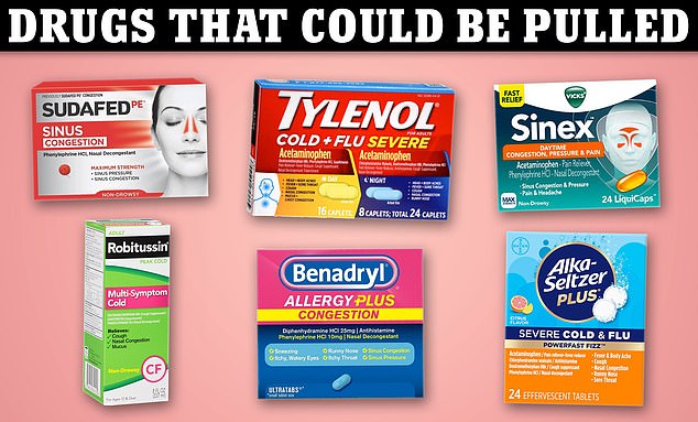 Phenylephrine is ubiquitous, so much so that almost every nasal decongestant on pharmacy shelves contains it