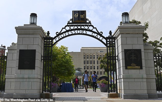 This isn't the first incident to occur on the DC campus: on October 11, a group of students held a "wake" in memory of Hamas 'martyrs'