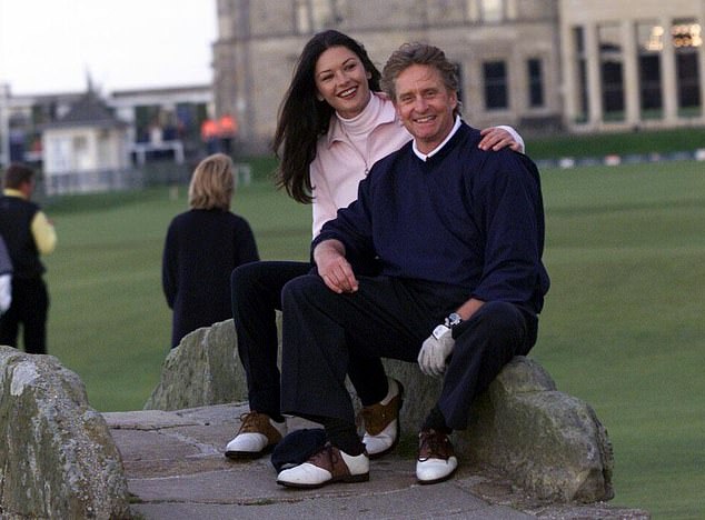 Zeta Jones has attended the game several times with husband Michael Douglas, including this visit in 1999