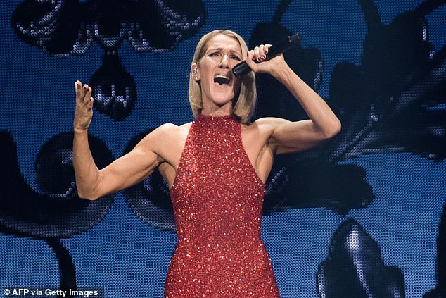 Celine Dion revealed in December that she was suffering from 'one-in-a-million condition stiff person syndrome'