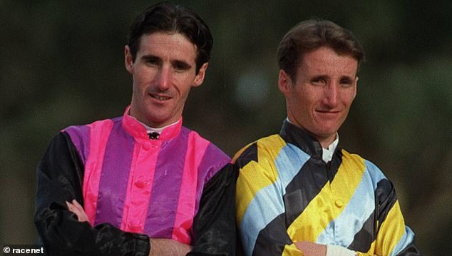 Oliver's brother Jason (pictured left with Oliver) tragically died in a racing accident in Western Australia in 2002