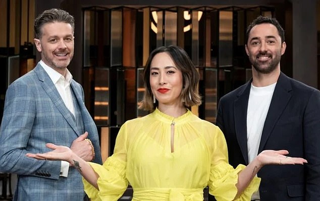 Viewers have gradually moved away from once-popular shows such as The Project, MasterChef Australia, The Masked Singer Australia and Gogglebox.  Pictured L - R: this year's MasterChef Australia judges Jock Zonfrillo, Melissa Leong and Andy Allen