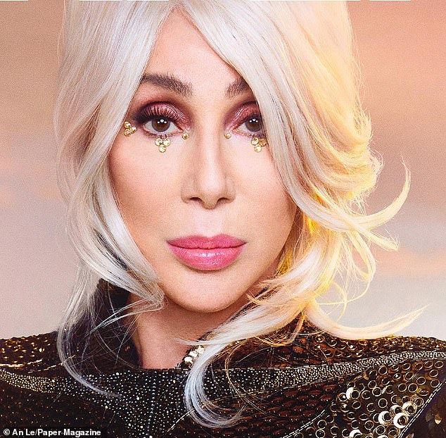 Self-Criticism: Although Cher says she's not a fan of her own voice, she did say she's happy with how her new Christmas album turned out: 