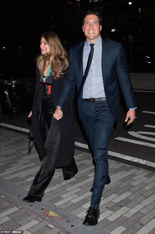 Dapper: Christopher Reeve's son William Reeve, 31, looked just like his Superman father as he dropped by the celeb's Bring Change To Mind Gala in New York on Monday