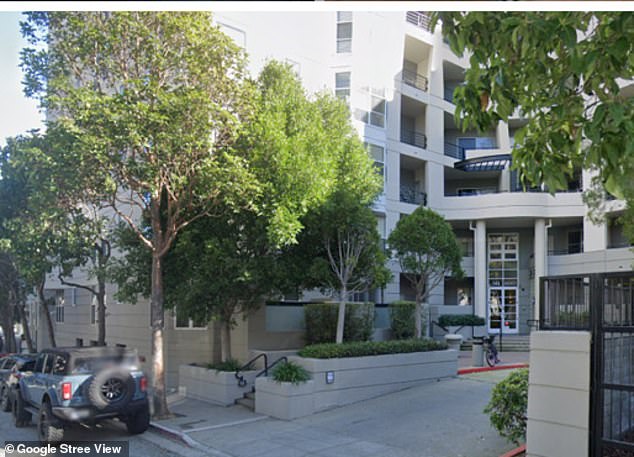 Feeney lived with his wife in this modest apartment in San Francisco, previously described as similar to a college dorm room