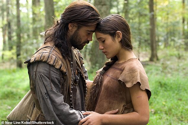 History: Nineteen years earlier, the pair starred in a 2005 film called The New World, where the Irish-born actor portrayed American colonist John Smith and Kilcher played Pocahontas;  on the picture