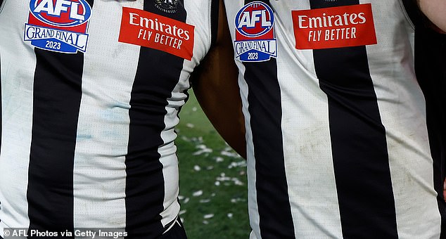 Collingwood has denied rumors that one of its players featured in an explicit viral video