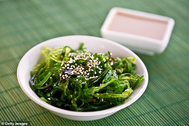 Unfortunately, the only real way to get high levels of DHA and EPA in your diet is to eat oily fish, seaweed (pictured) or take a supplement.