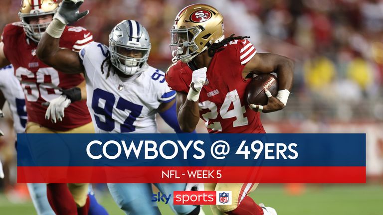 Highlights of the Dallas Cowboys vs. San Francisco 49ers in Week 5 of the NFL season