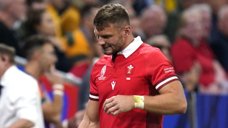 Dan Biggar was forced off injured during Wales' win over Australia.