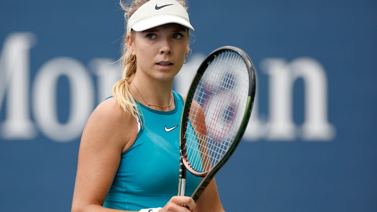 British number one Katie Boulter beat Diane Parry 6-4 6-0 in her first round match at Flushing Meadows.