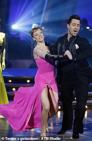 Cezary Olszewski performs on Dancing With The Stars