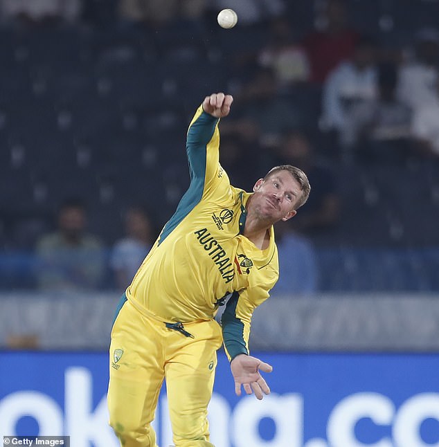 David Warner shocked fans by bowling for Australia for the first time in eleven years