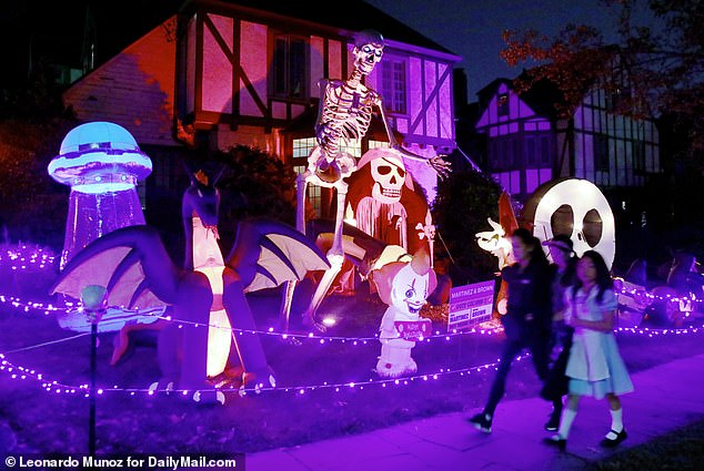 Halloween enthusiasts of all ages flocked to the suburbs of New York City to witness some of the spookiest Halloween shows