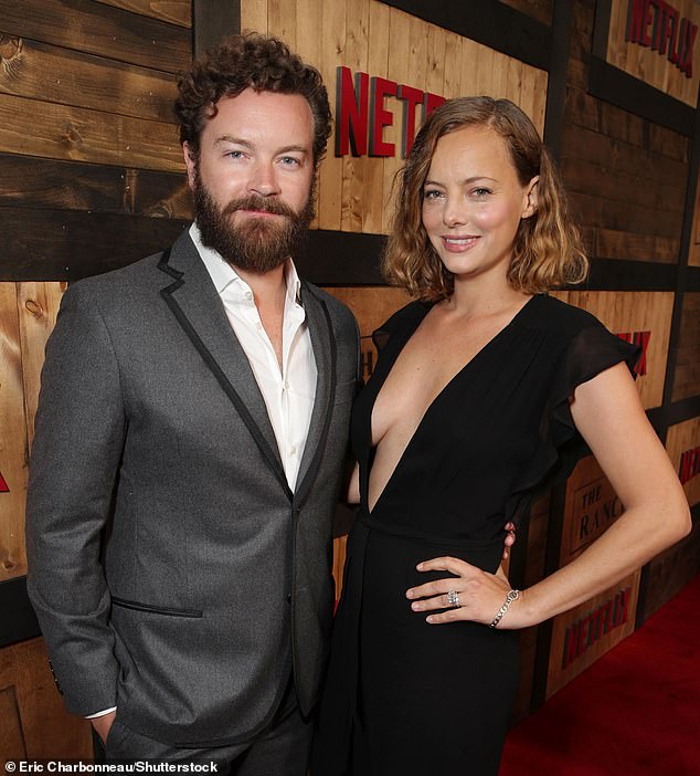 Convicted rapist Danny Masterson ensures his estranged wife Bijou Phillips and their daughter Fianna are 'protected' while he is in prison (photo 2016)