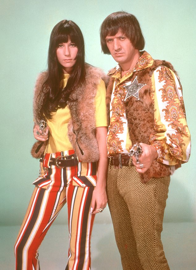 They put on a mock performance of the song I Got You Babe, holding hands as Hoda spun around and Jenna shook her crotch.  Sonny and Cher are seen in 1968