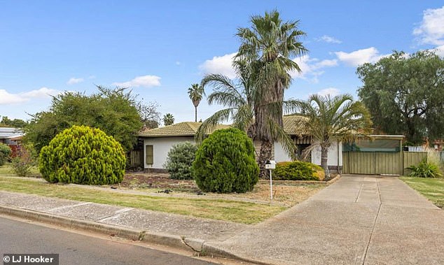 The house, which sells for just $200,000 and looks solid enough from the outside, in Elizabeth Downs in Adelaide's north was destroyed by fire in July this year.