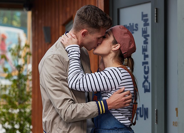 Emmerdale SPOILERS: Soon, Jacob Gallagher and Victoria Burton end up in an unexpected passionate embrace leaving him ecstatic