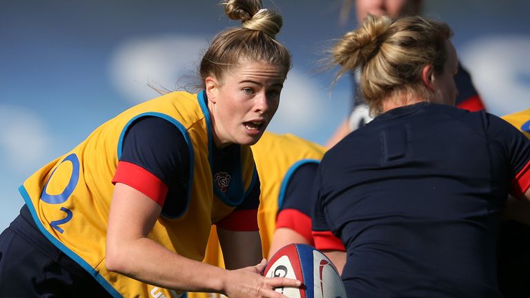 Ella Wyrwas makes her first start for the Red Roses on Friday