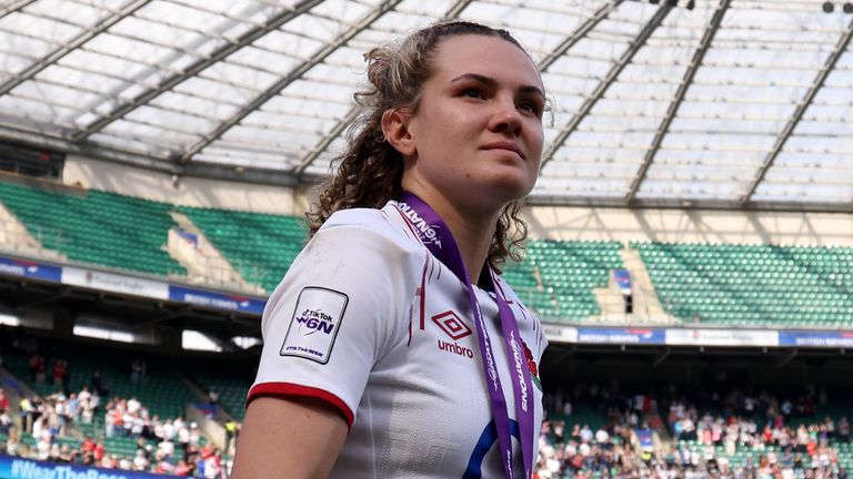 Fullback Ellie Kilnauw is back in England's starting line-up against Canada on Friday