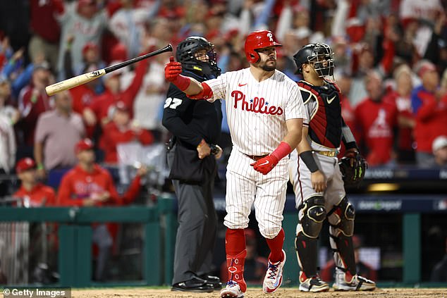 They saw Kyle Schwarber and the Phillies destroy the Diamondbacks 10-0 in the NLCS