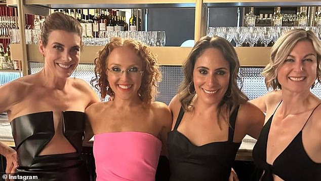 It comes just days after Perth GP Deb Cohen-Jones shared a picture of Kate (left) in a cut-out leather dress at a restaurant in the city