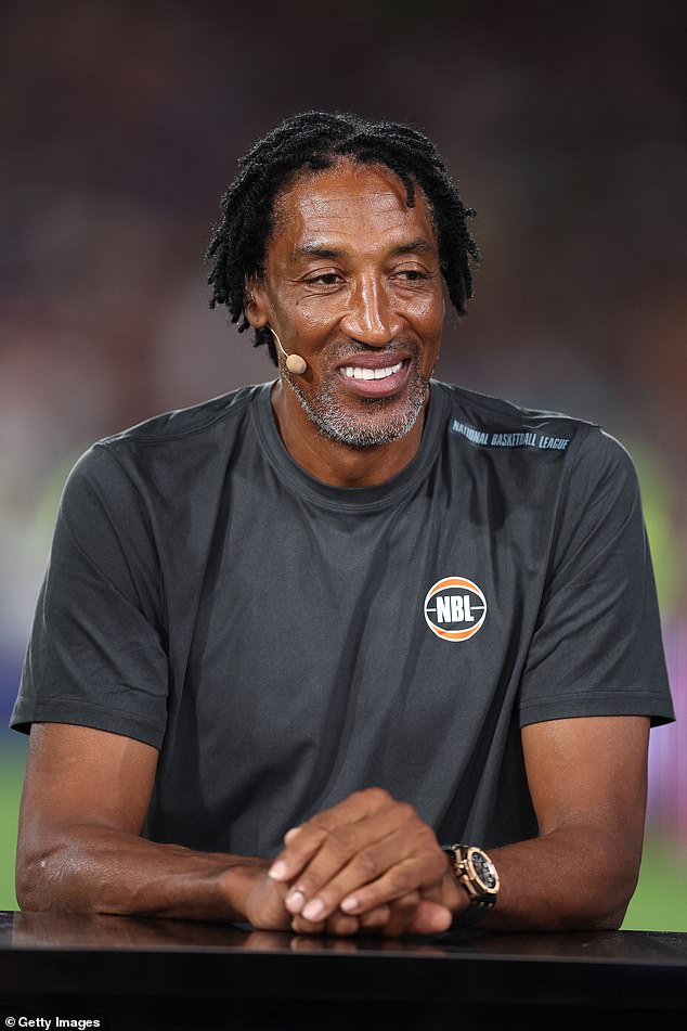 Pippen didn't seem too excited to be at the NRL grand final as his lackluster reactions instantly turned him into a meme