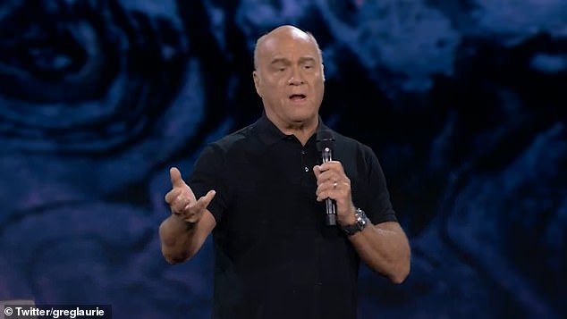 Greg Laurie, the head of California megachurch Harvest Christian Fellowship, made the allegations in a sermon he delivered on Sunday