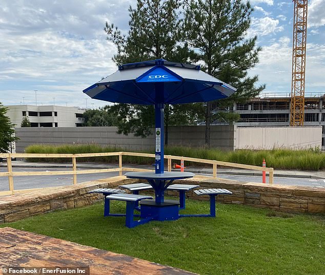 Nearly $250,000 was spent on solar-powered picnic tables at the CDC