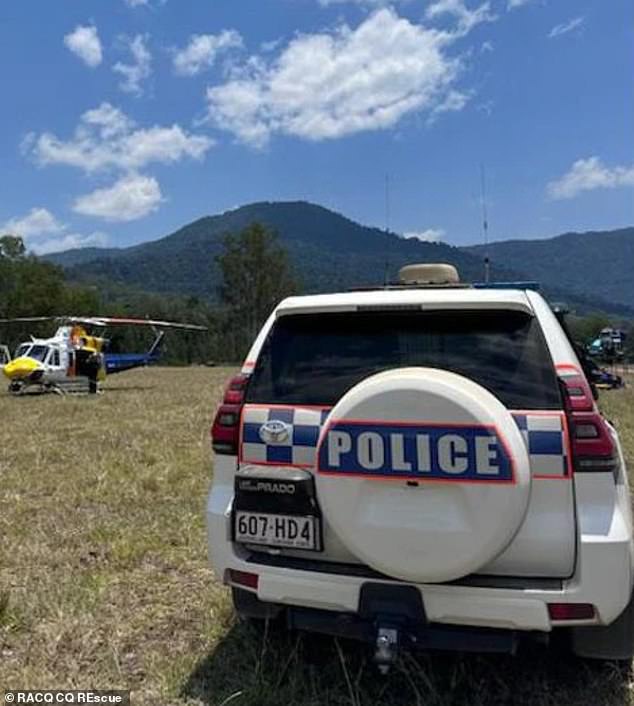 RACQ CQ rescue teams are working with police to gain access to an inhospitable site where a light aircraft crashed at 11.30am on Saturday.