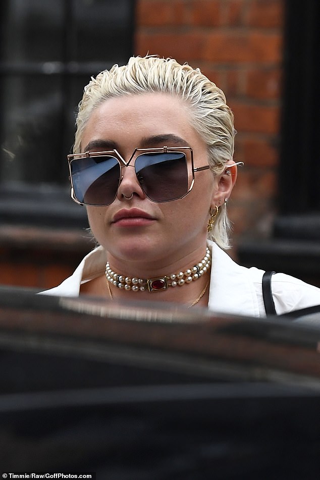 Low-key: Florence Pugh was spotted out on Thursday for the first time since she reportedly split from boyfriend Charlie Gooch after a year of dating