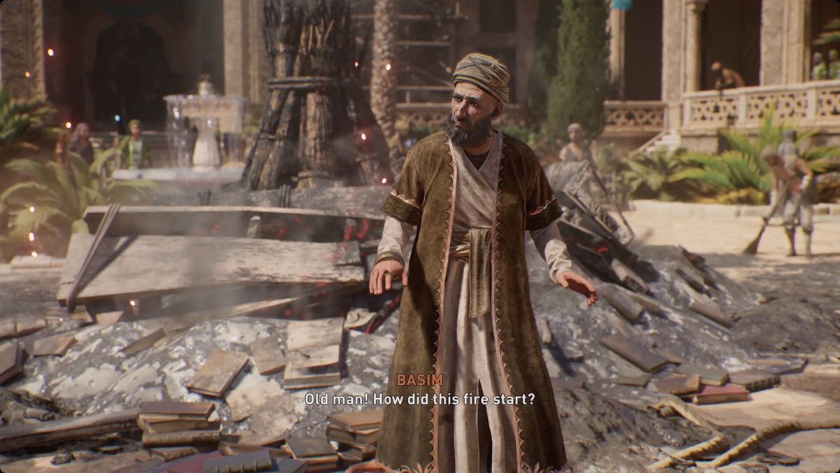 Assassin's Creed Mirage spoke to Fazil in the House of Wisdom