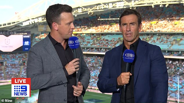 Footy fans are fuming over commentary during the NRL grand final