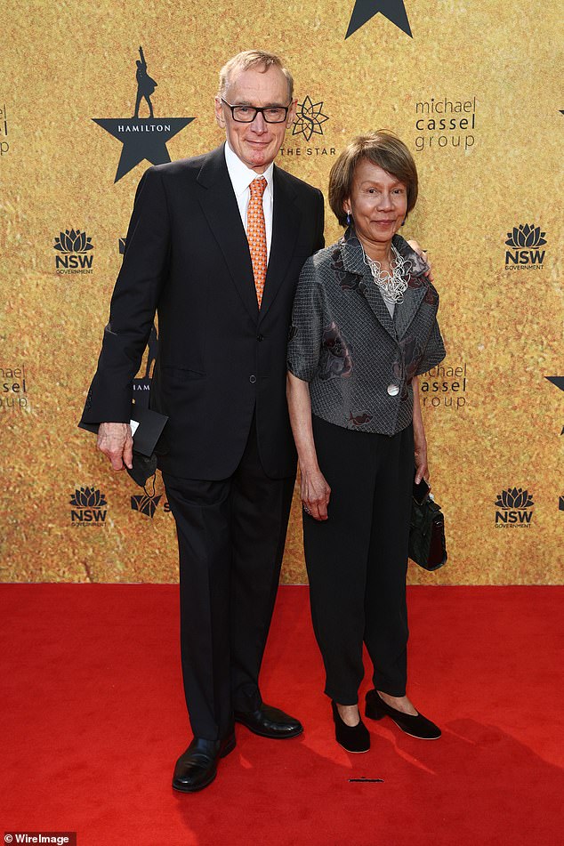 Bob Carr's wife Helena (pictured in 2021) has suffered a brain aneurysm and has been declared 'officially dead' by doctors