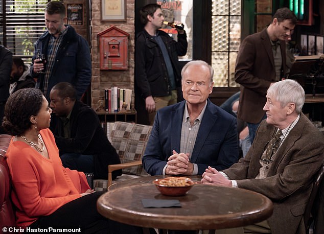 Have their say: Fans of the original Frasier series have taken to social media to express their views on the show's reboot, which premiered on Thursday