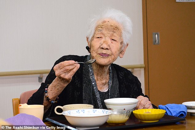 Kane Tanaka lived in Fukuoka, Japan until the age of 119.  She said her favorite foods were chocolate and fizzy drinks