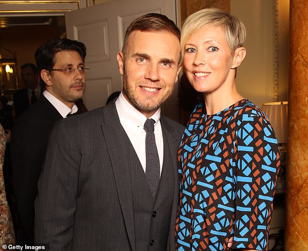 Scary moment: Gary Barlow's wife Dawn Andrews rushed to A&E on Wednesday