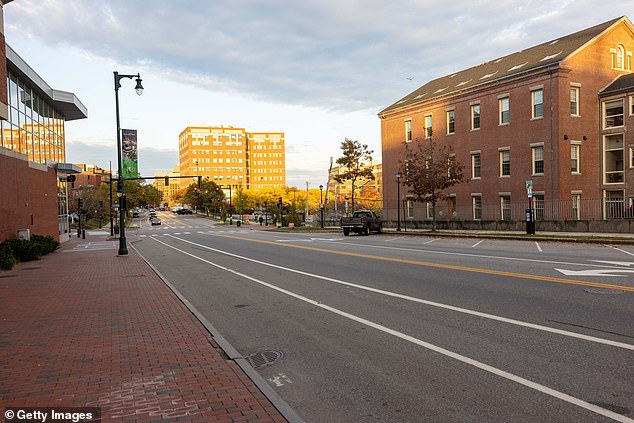 The streets of Lewiston, Maine turned into a creepy ghost town after a horror mass shooting that left at least 18 people dead