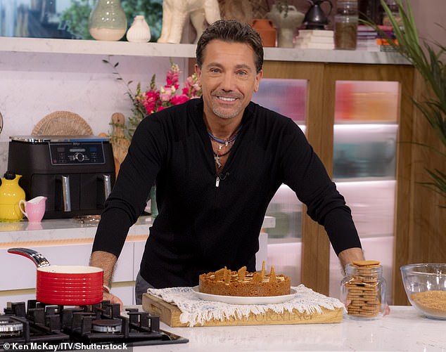 Horrifying: Gino D'Acampo, 47, was reportedly in a horror crash with 'blood everywhere' while filming for a new ITV show with Fred Sirieix (pictured last month)